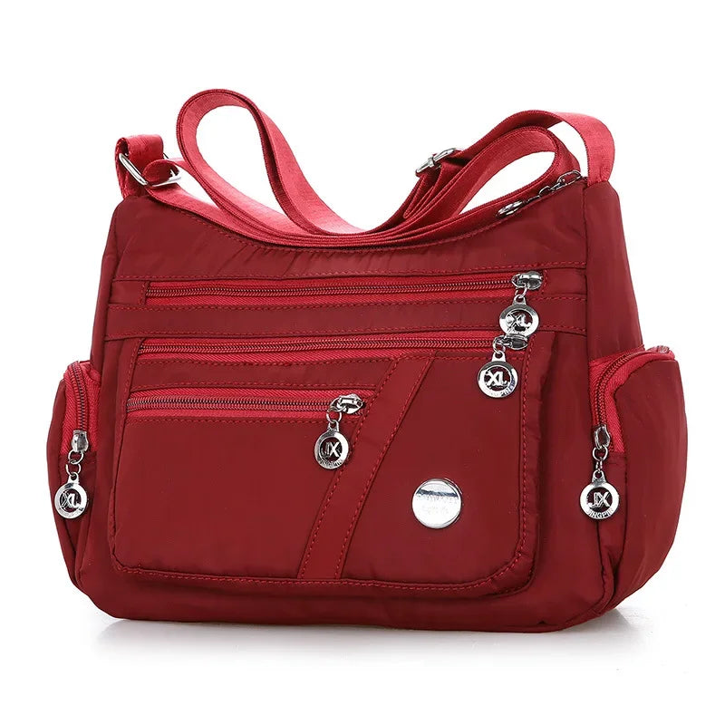 Women's casual large capacity crossbody bag, multifunctional waterproof shoulder bag, shopping handbag - BeeTrendyShop.COM
