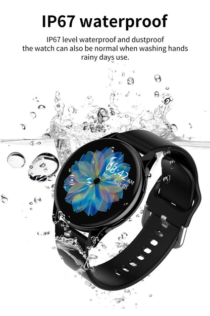LIGE Smartwatch – Wireless Charging, Bluetooth Calls, Custom Watch Face, Fitness Tracker with Box