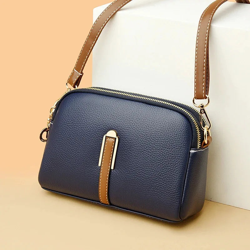 Women's Messenger Bag Women's Shoulder Bag Handbag Designer Cowhide Flap Bag Luxury Crossbody Bag For Women