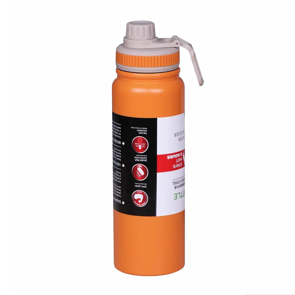 600/800/1000ML Portable Thermos Bottle – 304 Stainless Steel Double Wall Vacuum Flask