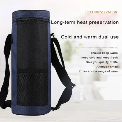 Portable Thermal Cooler Bag – Insulated Wine & Beverage Bottle Bag for Camping & Picnic