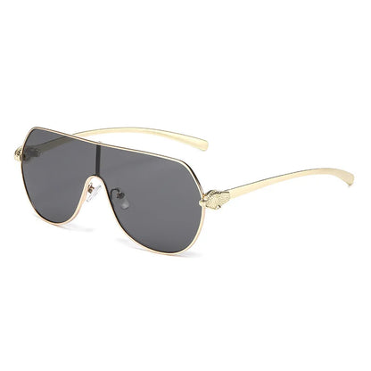 High-End Retro Frameless Sunglasses – Toad Style Metal Frame UV400 Unisex