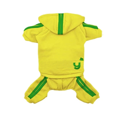 Adidog Dog Jumpsuit – Sports Hoodie Suit for Small Dogs | Chihuahua, Terrier & Beagle | 7 Colors