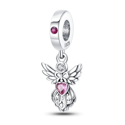 925 Sterling Silver Classic Retro Lotus Heart-Shaped Charms Beads Fit Original Pandach Bracelets Fine DIY Anniversary Jewelry