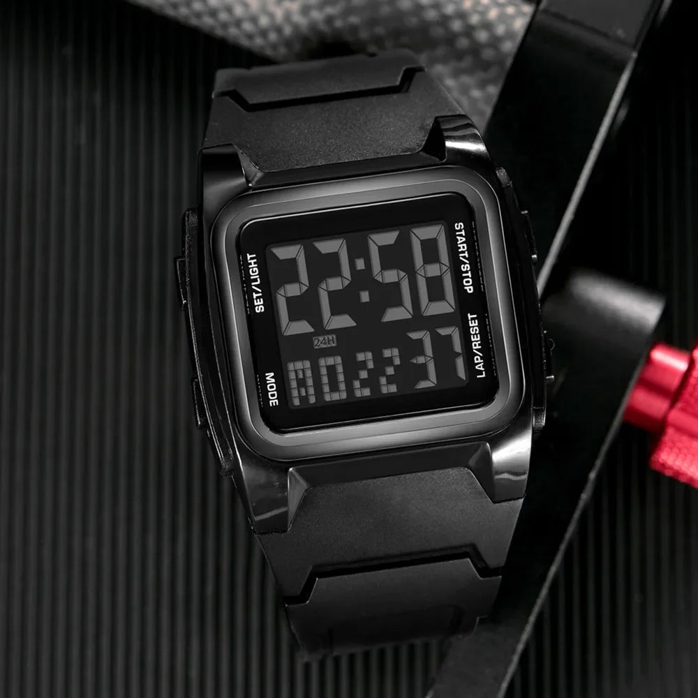 Men's Digital Watches Waterproof Men Sports Watch Luminous Multifunction Clock Outdoor Running Student Fitness Wristwatch