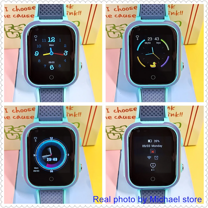 LT21 4G Kids Smartwatch – GPS, WiFi, Video Call, SOS, IP67 Waterproof, Camera & Location Tracker