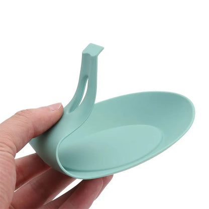 Silicone Spoon Holder Rest Pad – Heat Resistant Kitchen Utensil & Spatula Tray Insulation Mat