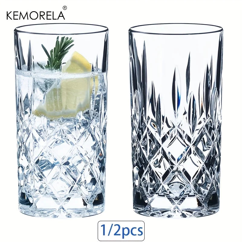 423ML Stemware Glass Cup – Elegant Drinking Glass for Water Beer Soda Party