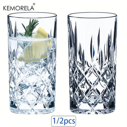423ML Stemware Glass Cup – Elegant Drinking Glass for Water Beer Soda Party