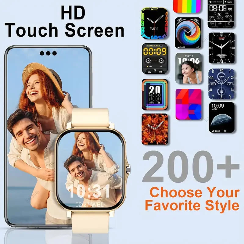 KESHUYOU New Smart Watch Bluetooth Talking Blood Oxygen/Blood Pressure Monitor Smart Watch for Women Men Holiday Gift