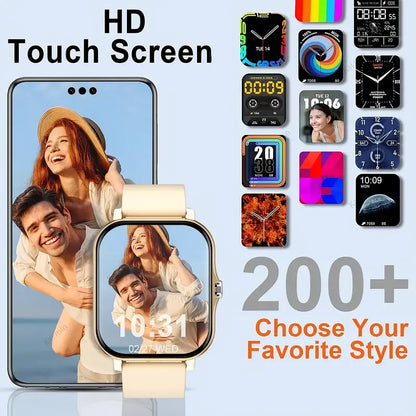 KESHUYOU Smartwatch – Bluetooth Call, Blood Oxygen & Blood Pressure Monitor, Holiday Gift