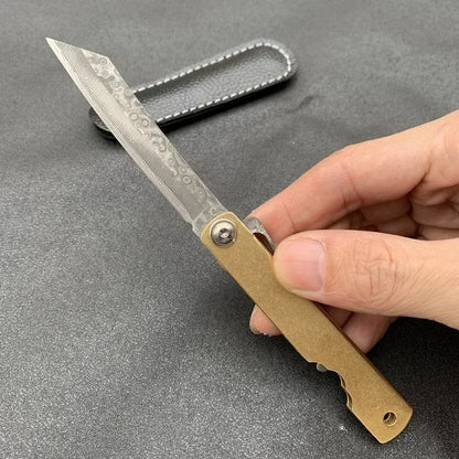 Higonokami Japanese Forged Steel Folding Knife – Outdoor Pocket Survival & EDC Tool
