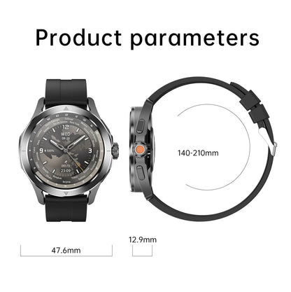 S4 Ultra Outdoor Sport Smartwatch – AMOLED HD, NFC, GPS, Heart Rate, Bluetooth Call