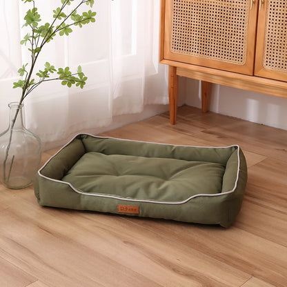 Waterproof Chew-Resistant Dog Bed - All-Season Orthopedic Mat with PP Cotton Fill - BeeTrendyShop.COM