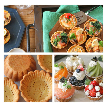 Carbon Steel Flower Lace Mini Cupcake & Cookie Mold – DIY Pastry Baking Tool