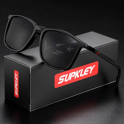 SUPKLEY Sports Sunglasses for Men – Polarized UV400 Square Lightweight Eyewear