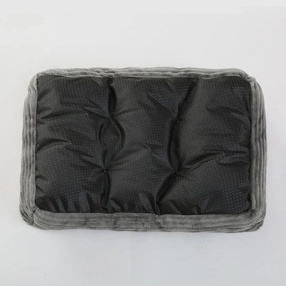 Plush Square Pet Bed - Calming Sofa Cushion for Cats & Small/Medium Dogs - BeeTrendyShop.COM