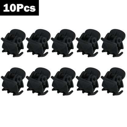 Mini Black Hair Claw Clips Set – Plastic Ponytail Holder for Women, Girls & Kids (10/20/30Pcs)