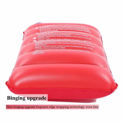 Inflatable Travel Pillow 47x30cm – Foldable Camping & Airplane Head Rest Cushion