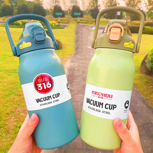 1500ML Stainless Steel Thermo Bottle – Large Capacity Portable Thermal Tumbler
