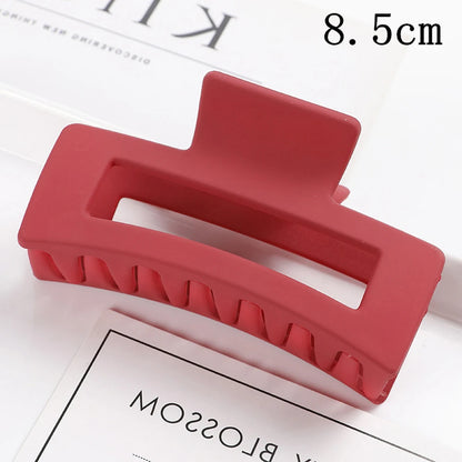 Korean Large Plastic Hair Claw Clip – Fashion Crab Barrette for Women & Girls