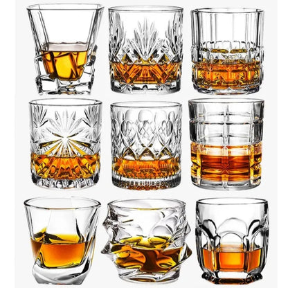 Fashion Whiskey & Cocktail Glass – Multi-Size Old Fashioned Bar Drinkware