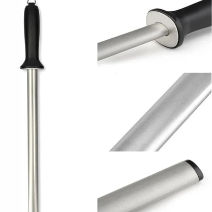 Knife Sharpener Grinder – Non-Slip Handle Kitchen Sharpening Tool for Chef Knives