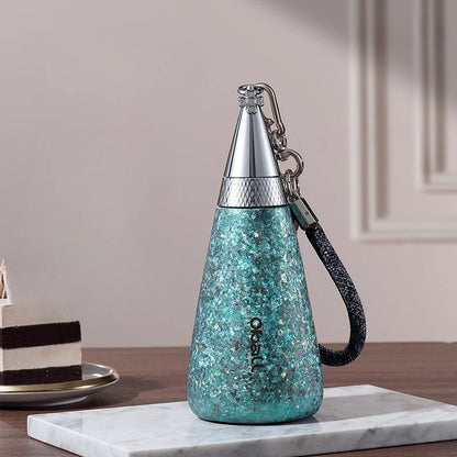 Pure Titanium Thermal Water Bottle – Luxury Insulated Hot & Cold Thermos