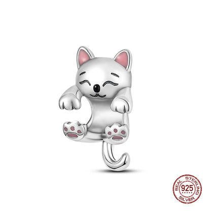 925 Sterling Silver Chameleon Luminous Butterfly Charm Bead – DIY Jewelry
