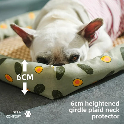 Breathable Rattan Cooling Mat - Summer Pet Bed for Dogs & Cats - BeeTrendyShop.COM