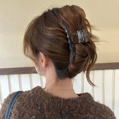 Acetate Leopard Hair Claw Clip – Chic Barrette for Women & Girls