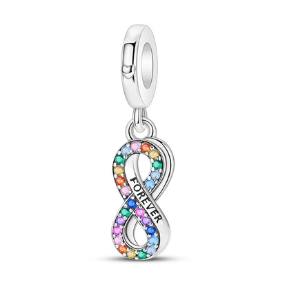 925 Sterling Silver Tree of Life & Peach Heart Charm Bead – Sweet Love DIY Jewelry