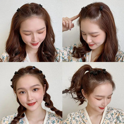 Mini Black Hair Claw Clips – Plastic Ponytail Hairpins for Women & Girls (10/20/30Pcs)