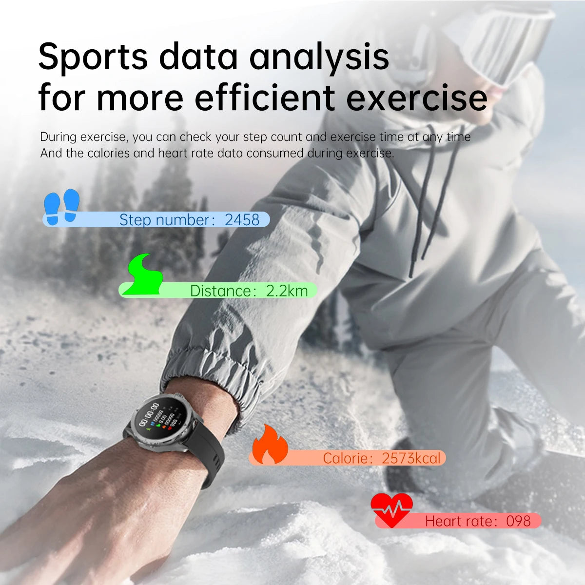 S4 Ultra Outdoor Sport Smartwatch – AMOLED HD, NFC, GPS, Heart Rate, Bluetooth Call