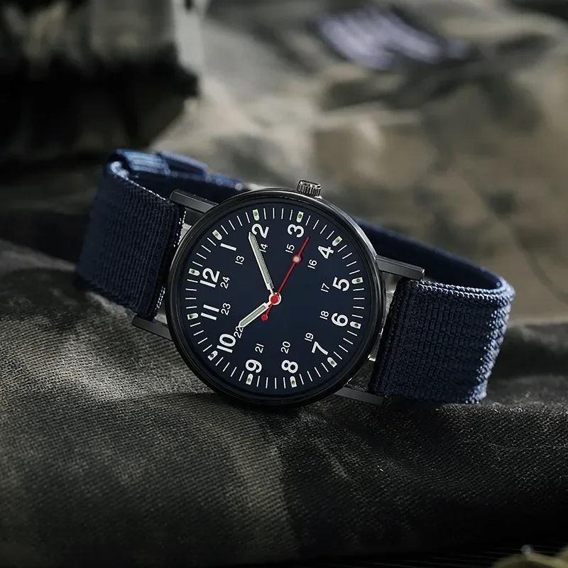 Luminous Men Sport Military Watch Shock Resistant Wristwatches Simple Nylon Band Male Army Wrist Watch Quartz Relogio Masculino - BeeTrendyShop.COM