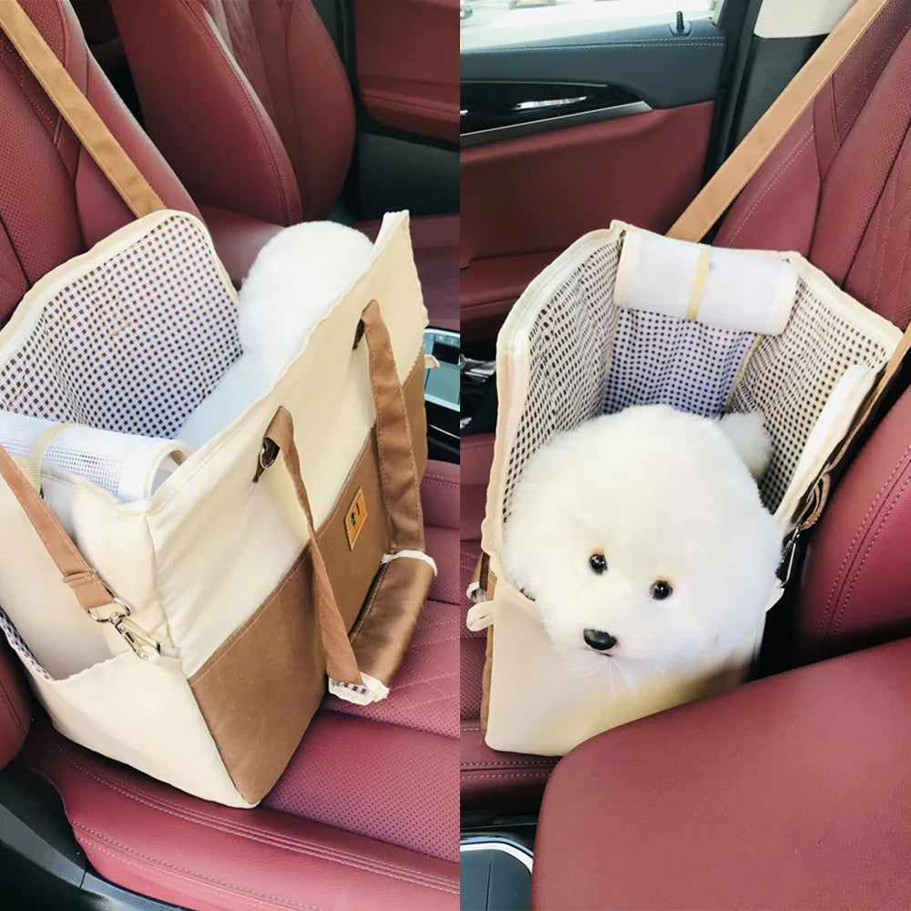 Pet Carrier for Cats Dog, Traveling Pets Shoulder bag,Polyethylene foam cotton Interlayer,Car Seat Pet Protection Travel Carrier