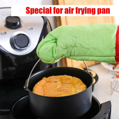 Non-Stick Round Cake Baking Pan with Handles – 6/7/8 Inch Air Fryer & Oven Safe