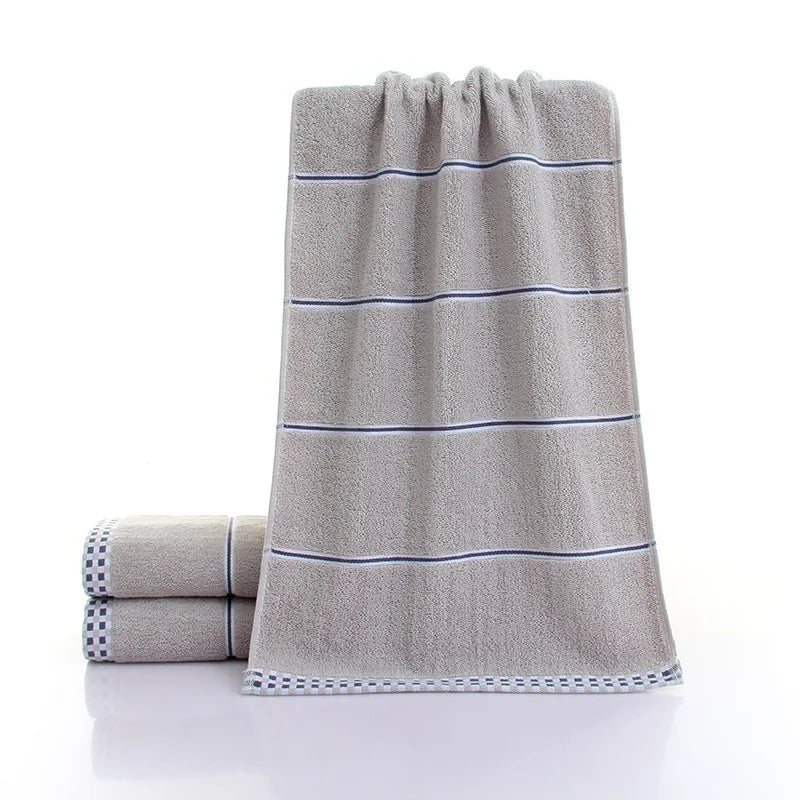 Thickened 100% Cotton Face Towel – Soft, Absorbent & Skin-Friendly for Adults & Kids 34x74cm