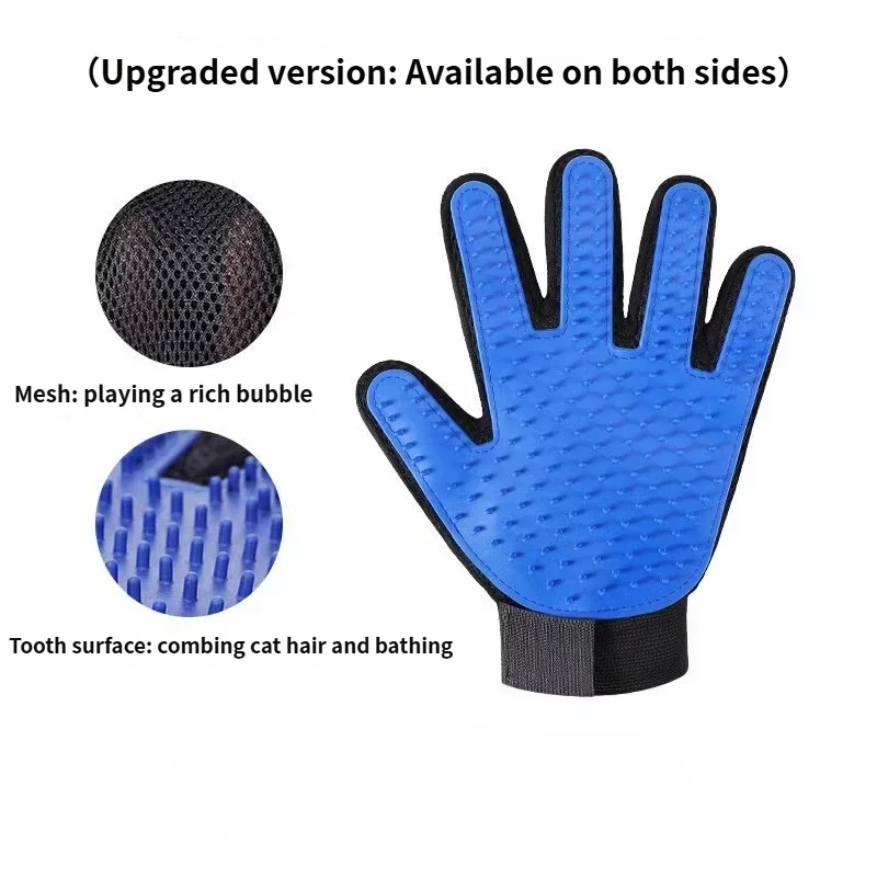 Pet Grooming Glove – Cat & Dog Hair Remover Brush