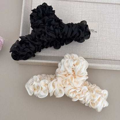 Large Vintage Hair Claw Clip – Elegant Fascinator for Women & Girls