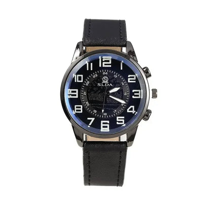 Vintage Men's Watches Sports PU Belt Watch Men's Fashion Trend Digital Student Watch Men's Quartz Watches Relogios Masculino - BeeTrendyShop.COM