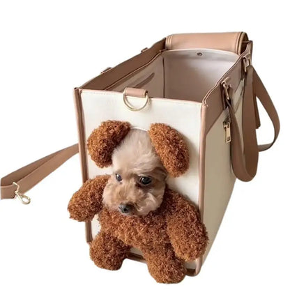 Large Capacity Pet Carrier Bag – Multifunctional Outdoor Backpack for Dogs, Cats & Bunnies