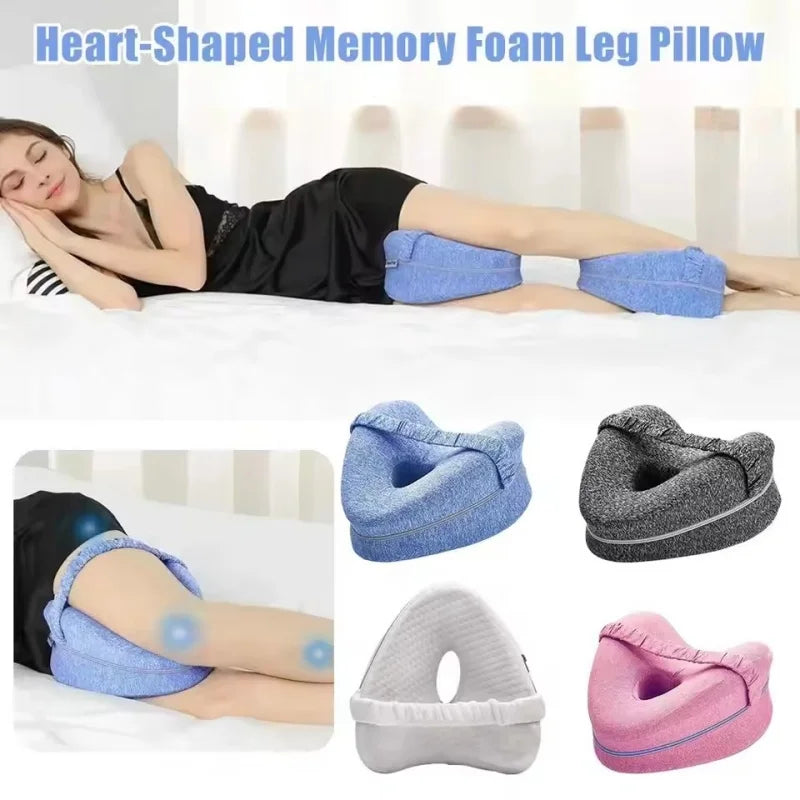 Orthopedic Hip Alignment Knee Pillow – Relieves Back, Hip & Sciatica Pain | Side Sleeper Cushion for Bed & Sofa