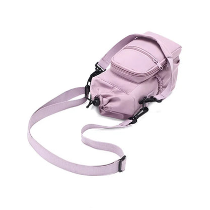 Portable Water Bottle Bag with Phone Pocket & Adjustable Strap – Insulated Thermal Outdoor Sports Bag