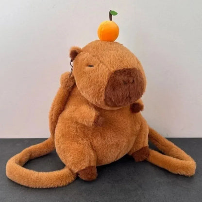 Cute Soft Plush Capybara Backpack Girl Fashionable Crossbody Bag for Women Kawaii Shoulder Bag for Children Gifts for Girlfriend - BeeTrendyShop.COM