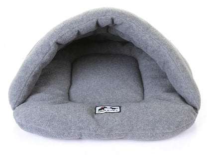 Slipper-Shaped Pet Cave Bed - Thick Fleece Winter Cat & Dog Nest - BeeTrendyShop.COM