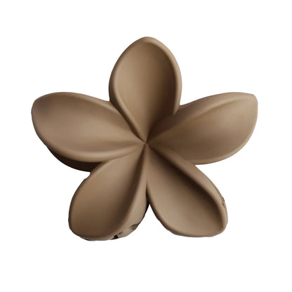 Large Flower Hair Claw Clip – Matte Sweet Barrette for Women & Girls