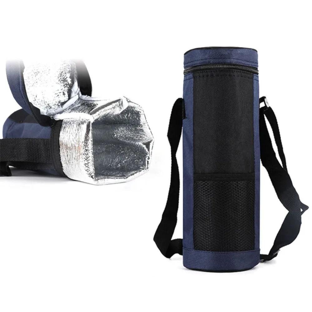 Portable Thermal Cooler Bag – Insulated Wine & Beverage Bottle Bag for Camping & Picnic