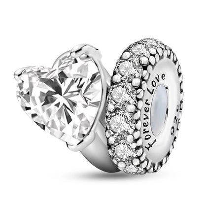 925 Sterling Silver Heart, Flower, Clover & Turtle Charm Bead – DIY Birthday Jewelry