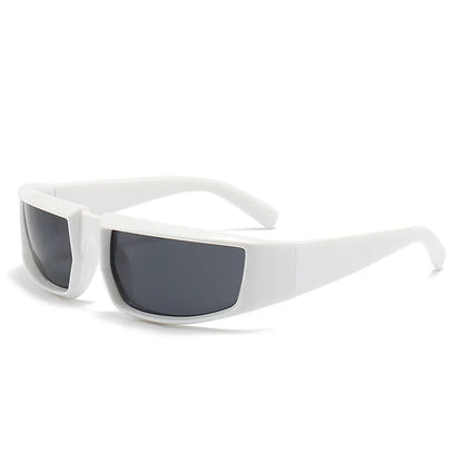 Futuristic Punk Sunglasses – UV400 Concave Shape Cool Style for Men & Women